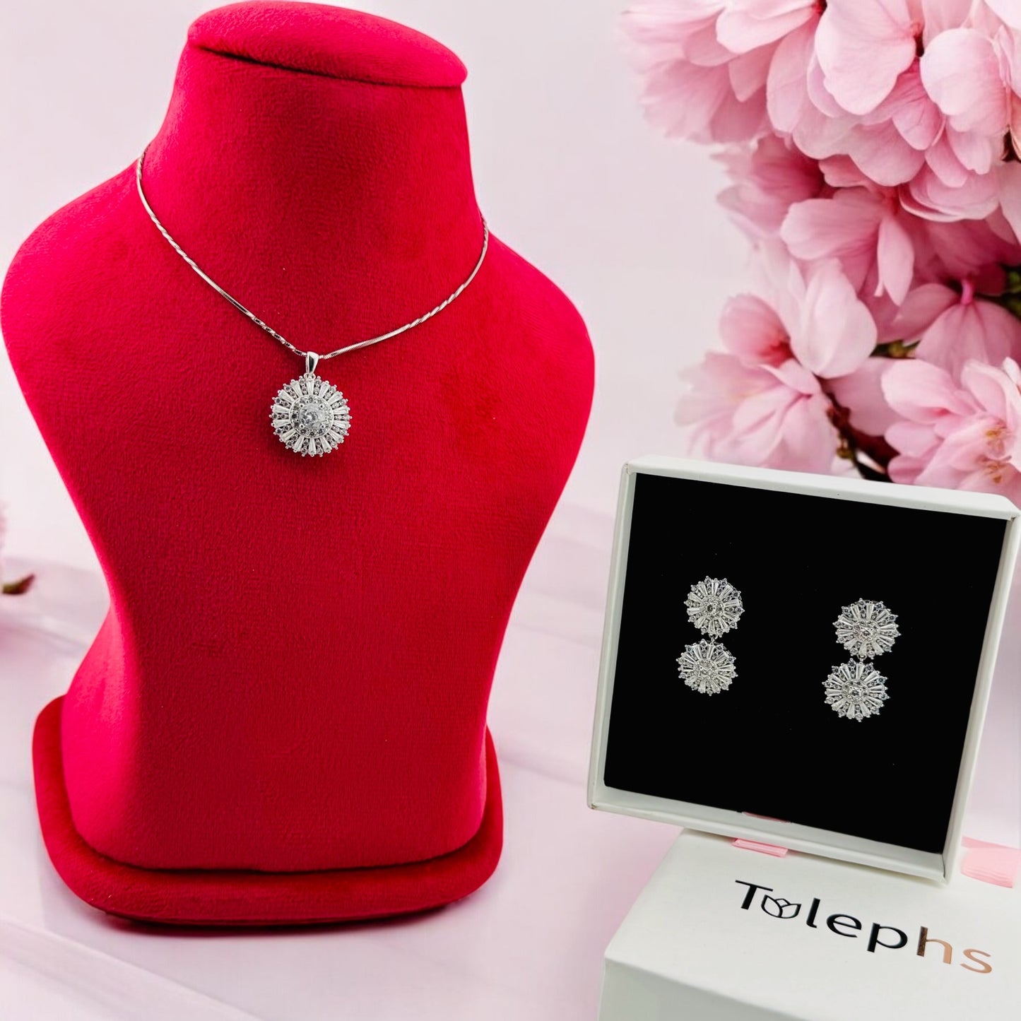 Luna Bloom Pendant set