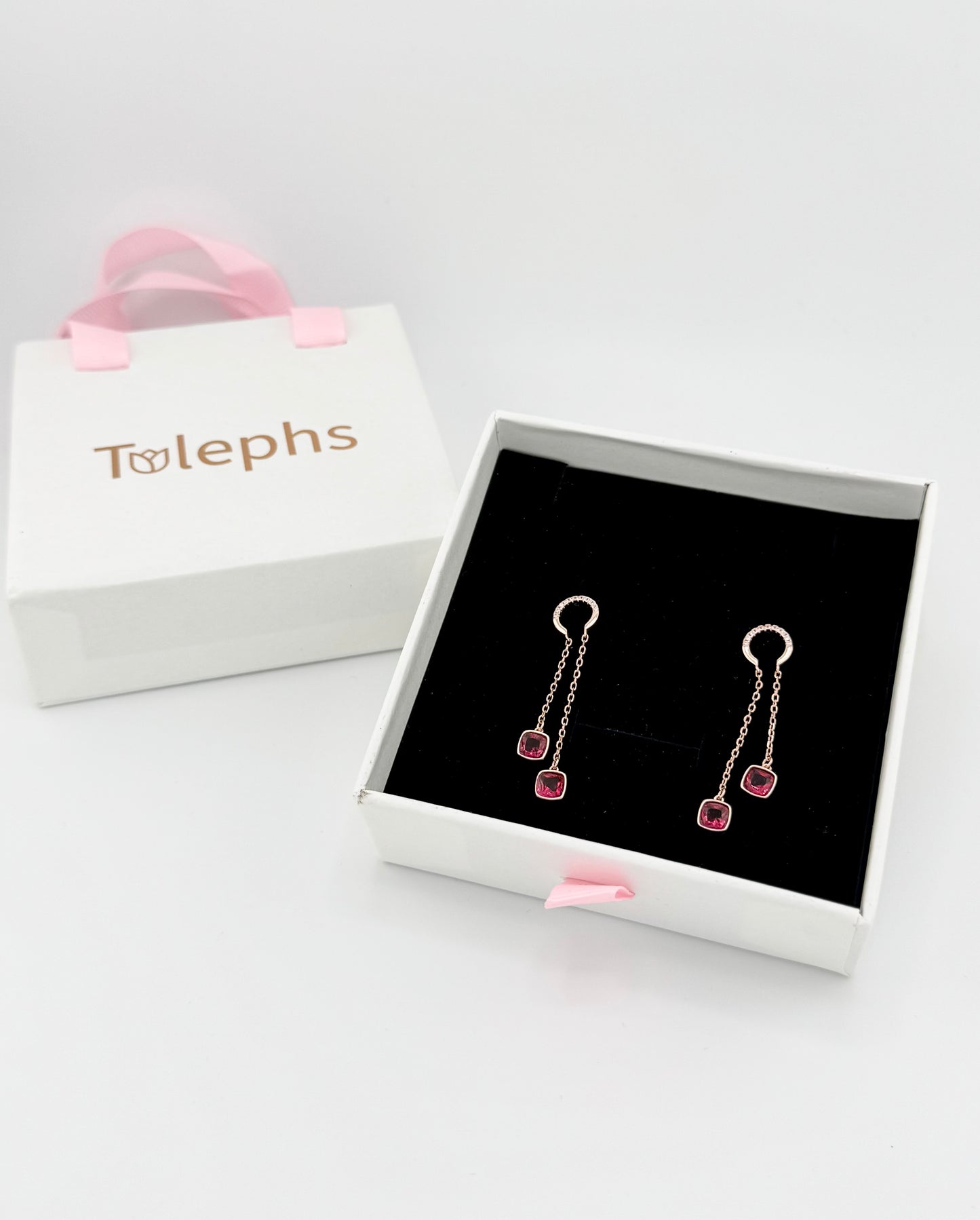 Red Hanging Earrings