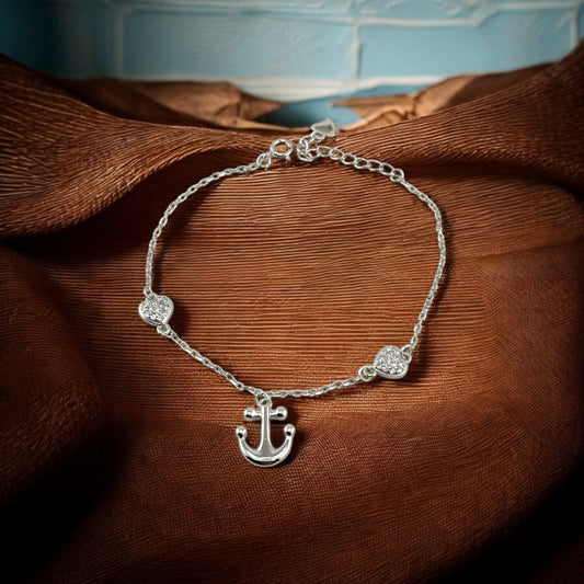 Anchor Heart Bracelet