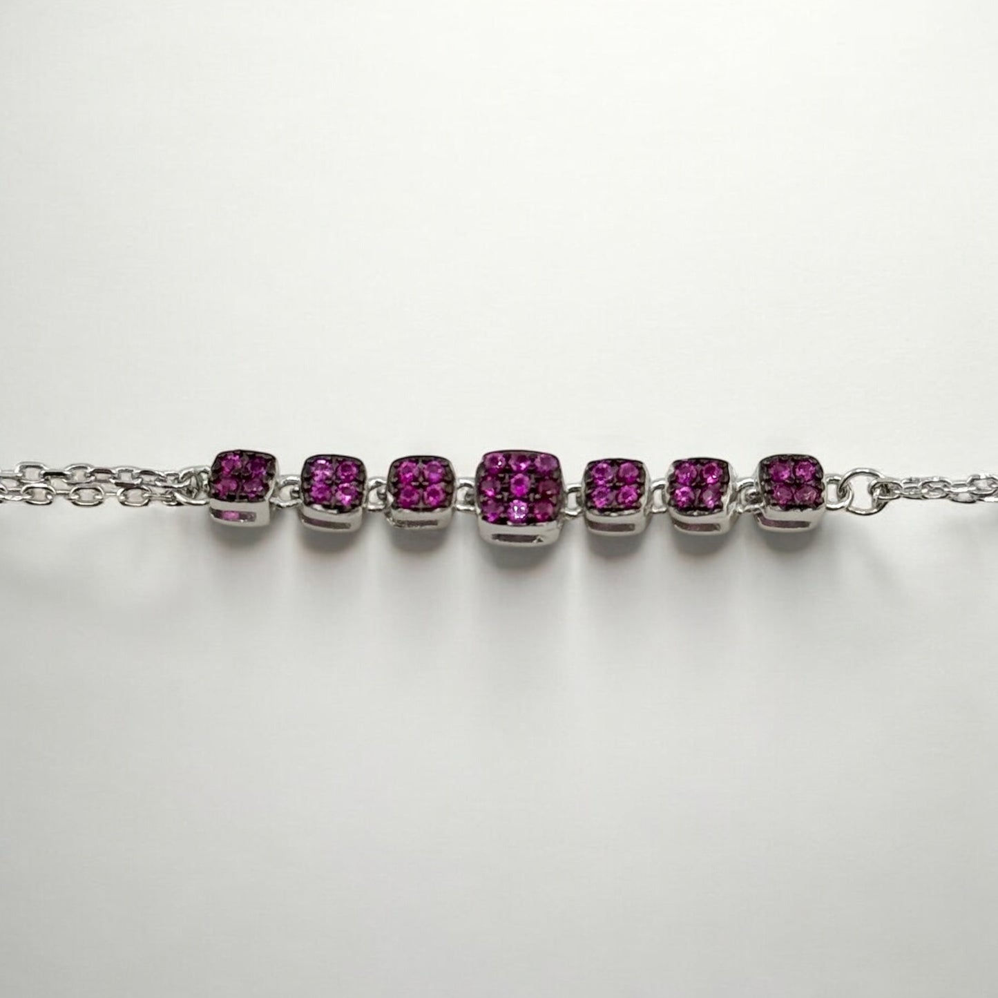 Magenta Studs Bracelets