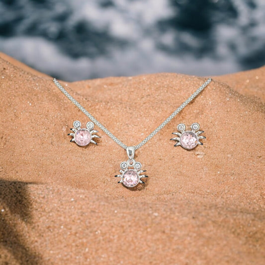 Ping Crab Aurora Pendant Set